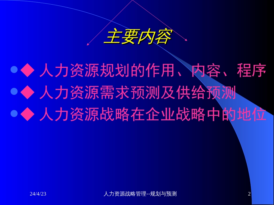第二讲人力资源战略管理－规划与预测_第2页