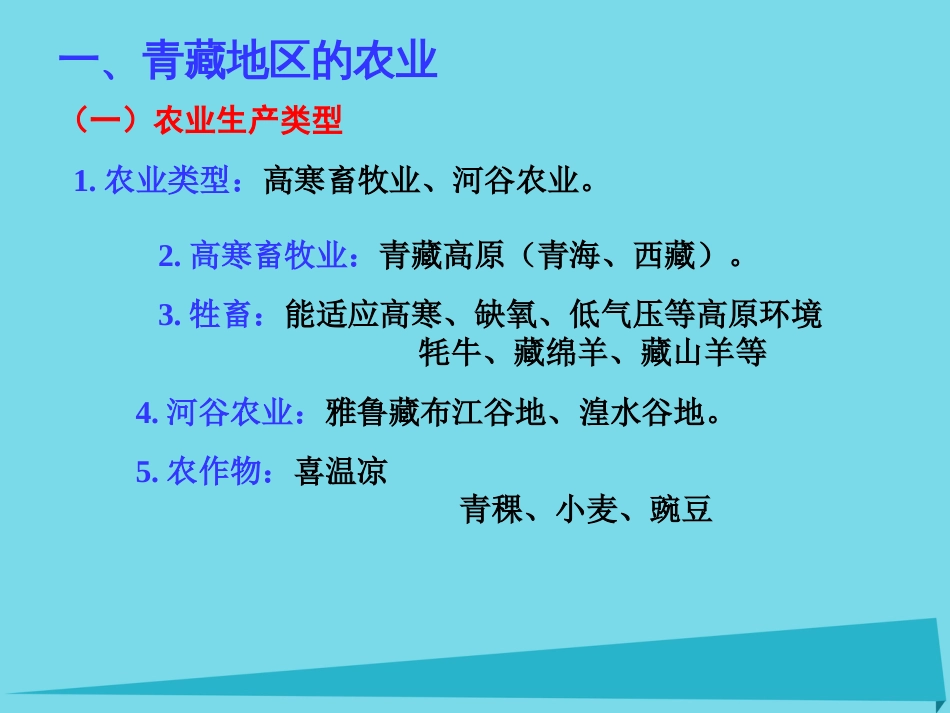 辽宁省抚顺市第一中学2015-2016学年高一地理 世界地理 14青藏地区课件2_第2页