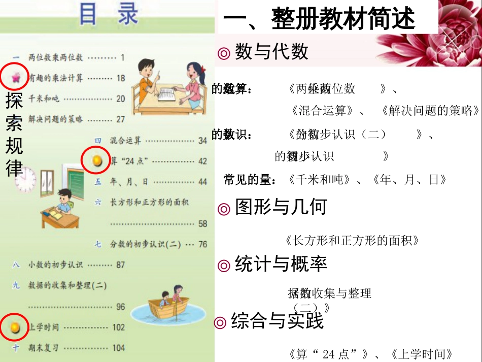 苏教版小学数学三年级下册教材分析[共94页]_第3页