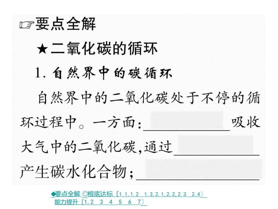 第三节 大自然中的二氧化碳 第一课时 二氧化碳的循环和实验室制法_第2页