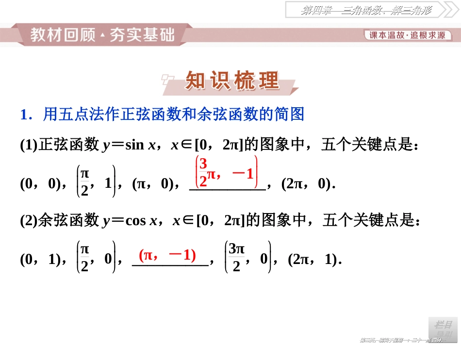 第四章第5讲　三角函数的图象与性质_第2页