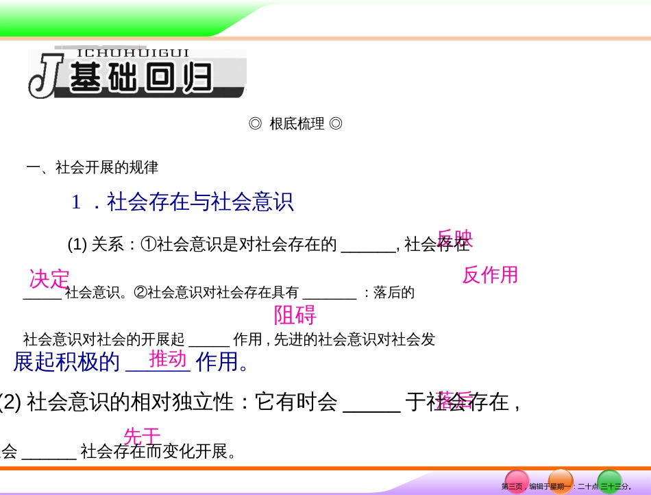 第四部分 必修4 第四单元 第十一课 寻觅社会的真谛 _第3页
