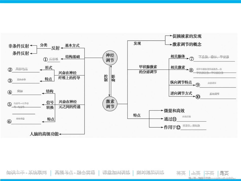 第一部分  专题四  第一讲　动物和人体生命活动的调节_第2页