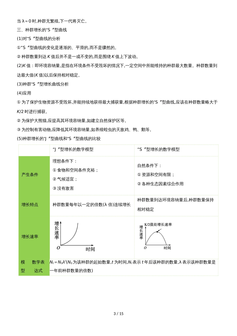 4.2种群的数量变化  教案_第3页