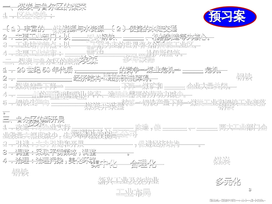 第五节  矿产资源合理开发和区域可持续发展——以德国鲁尔区为例 (共30张PPT)_第3页