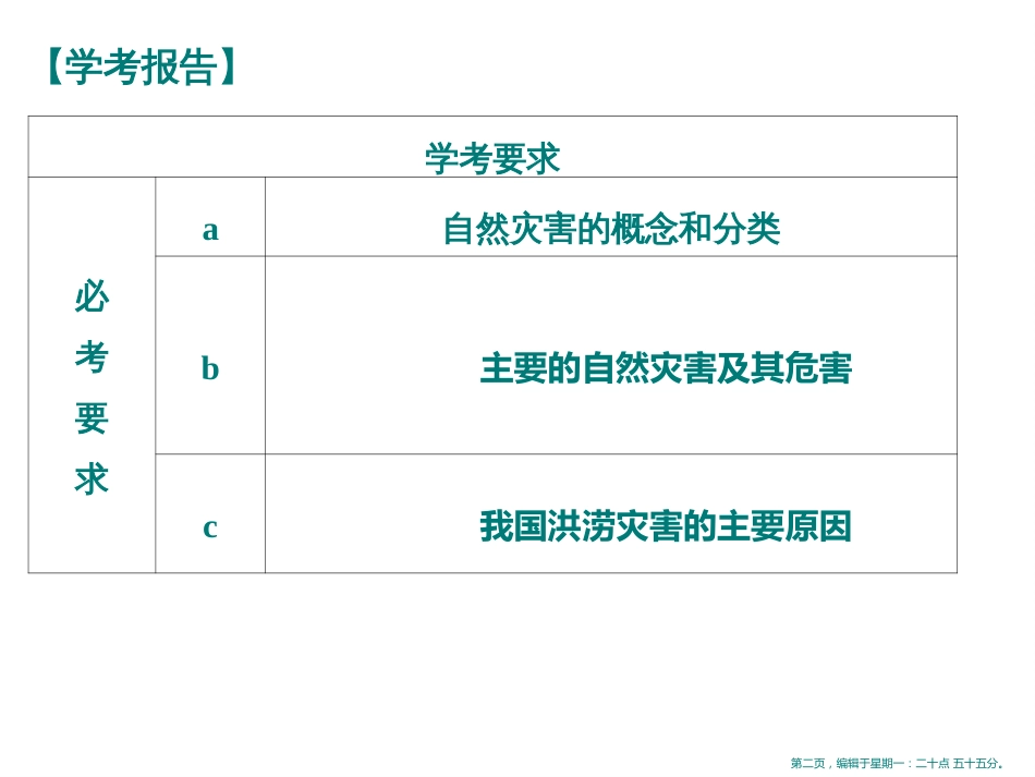 第四节　自然灾害对人类的危害 (共45张PPT)_第2页