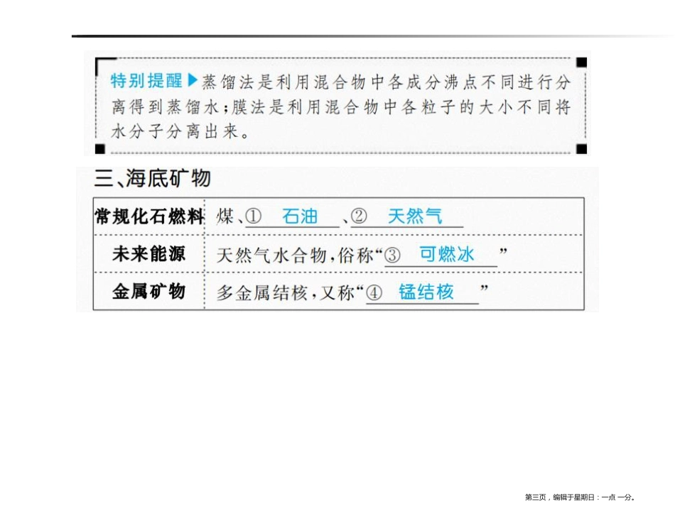 第十讲　海水中的化学_第3页