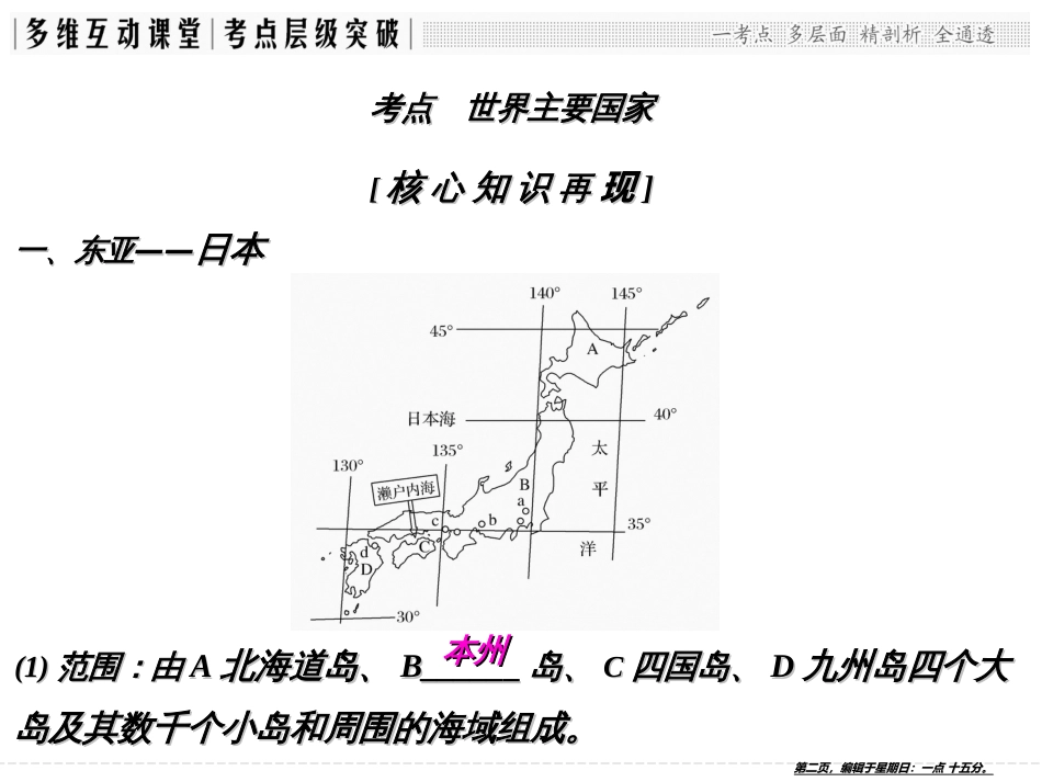 第十四单元 第三节世界主要国家（共61张PPT）_第2页