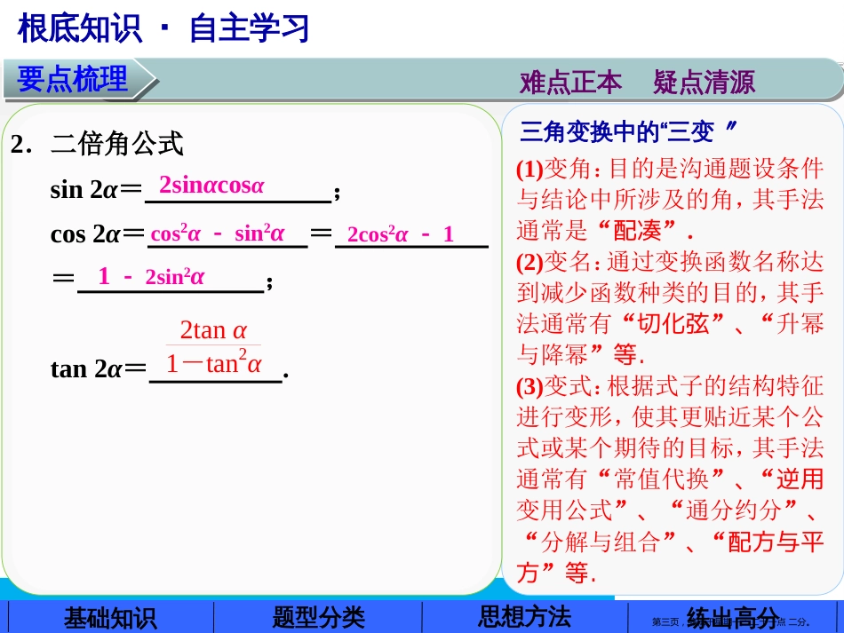 第四章4.5 两角和与差的正弦、余弦、正切_第3页