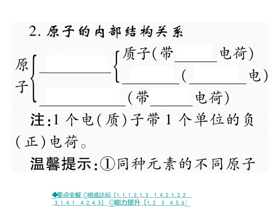 第三节 原子的构成 第一课时 原子的结构和相对原子质量_第3页