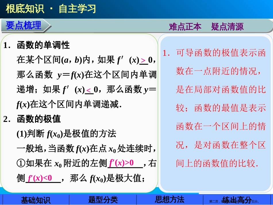第三章3.2 导数的应用（一）_第2页