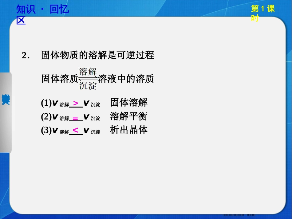 第三章 第四节 第1课时沉淀溶解平衡与溶度积PPT22张_第3页