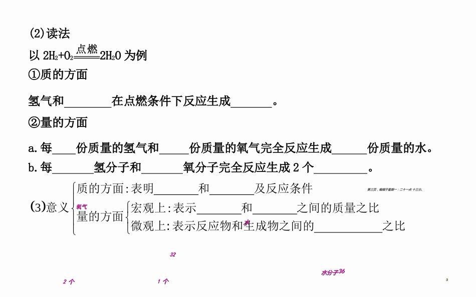 第五单元化学方程式课题2如何正确书写化学方程式_第3页