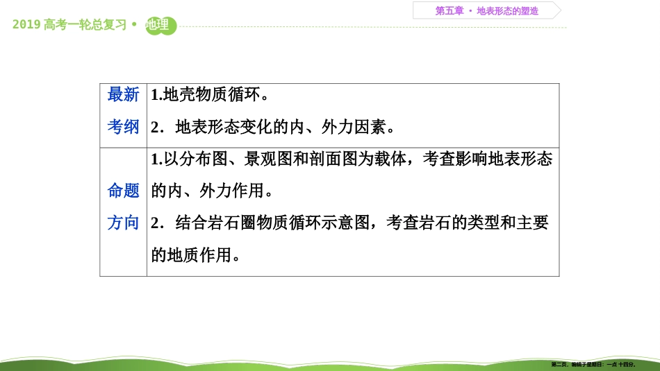 第十四讲 营造地表形态的力量 课件65_第2页