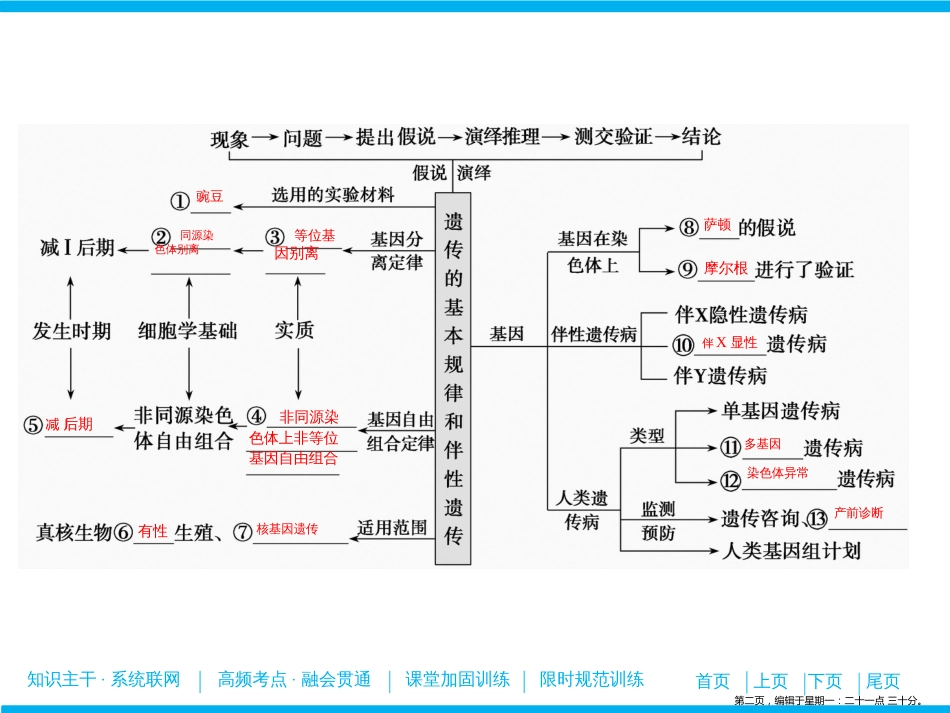 第一部分  专题三  第二讲　遗传的基本规律和人类遗传病_第2页