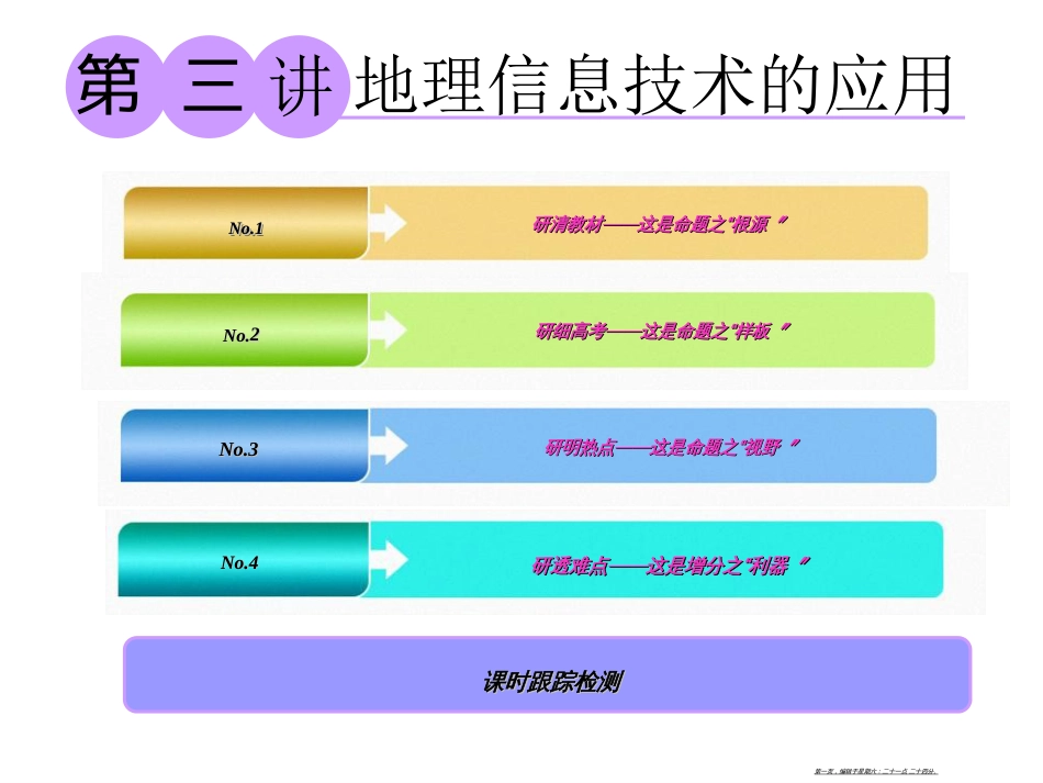 第三讲  地理信息技术的应用_第1页