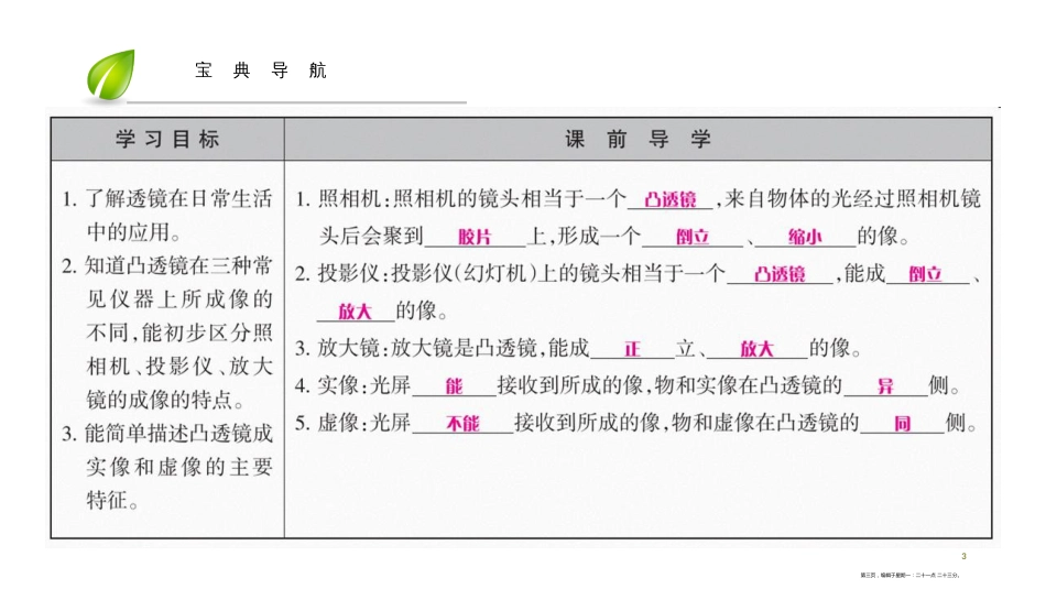 第五章-第2节　生活中的透镜_第3页