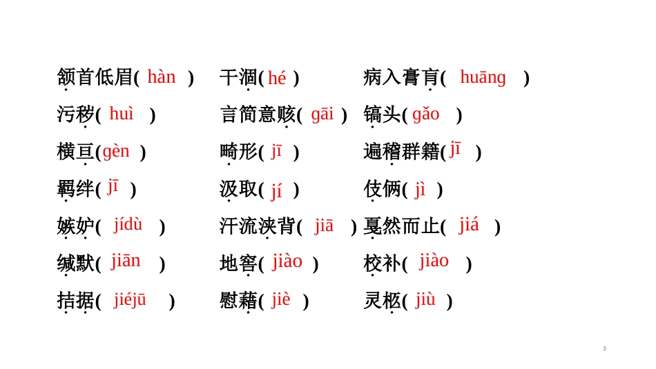 第一编 第一部分 第一章　第三节　最易错的拼音总汇_第3页