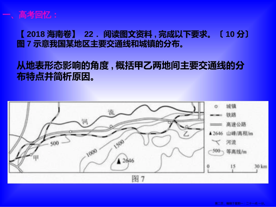 第四章 第一讲 地形对聚落及交通线路分布的影响_第2页