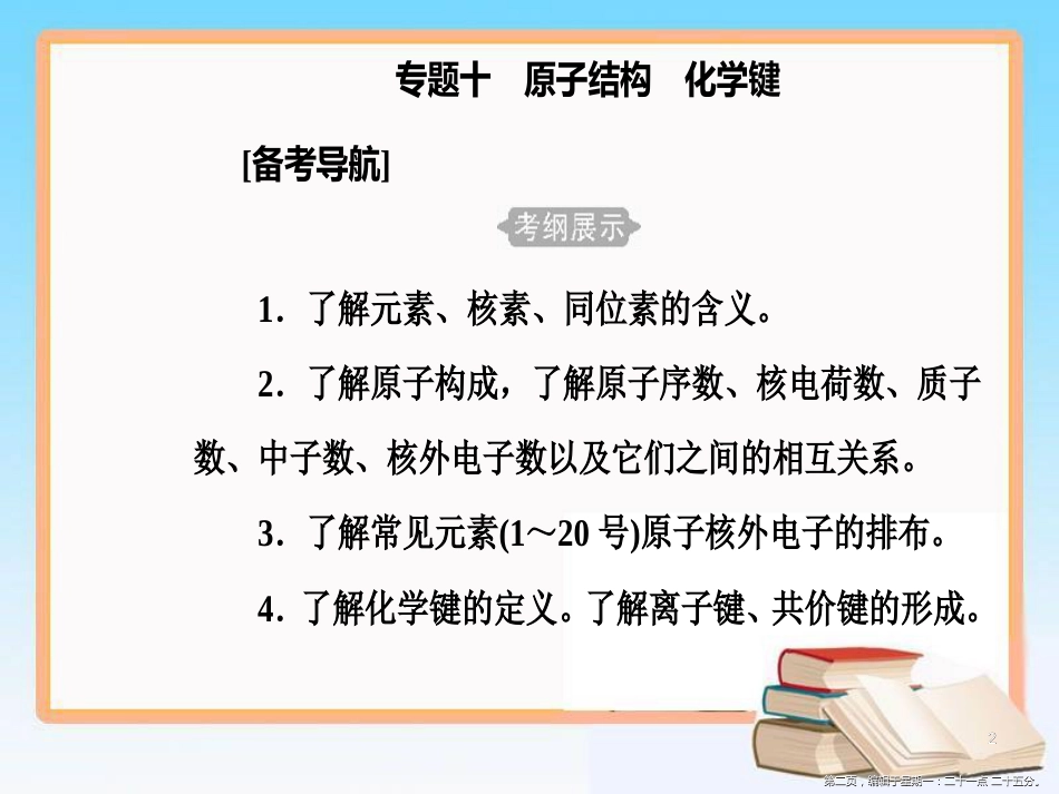 第五章专题十考点1原子结构_第2页