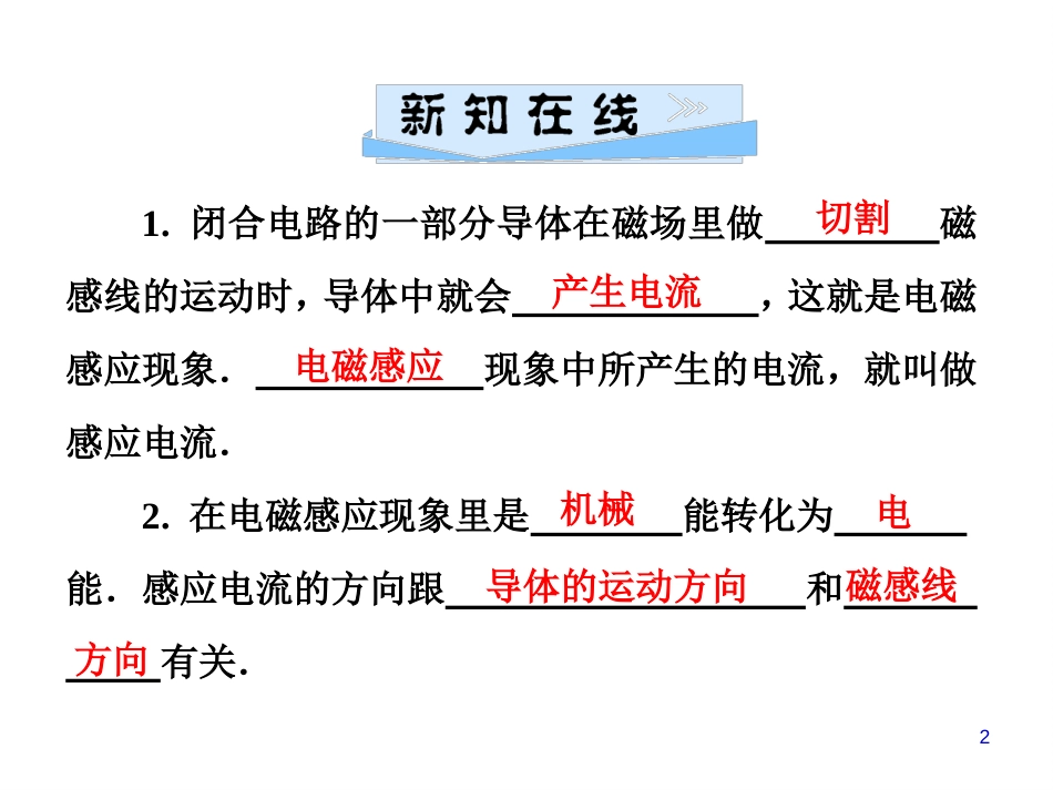 第十八章  第二节　第1课时　电磁感应现象_第2页
