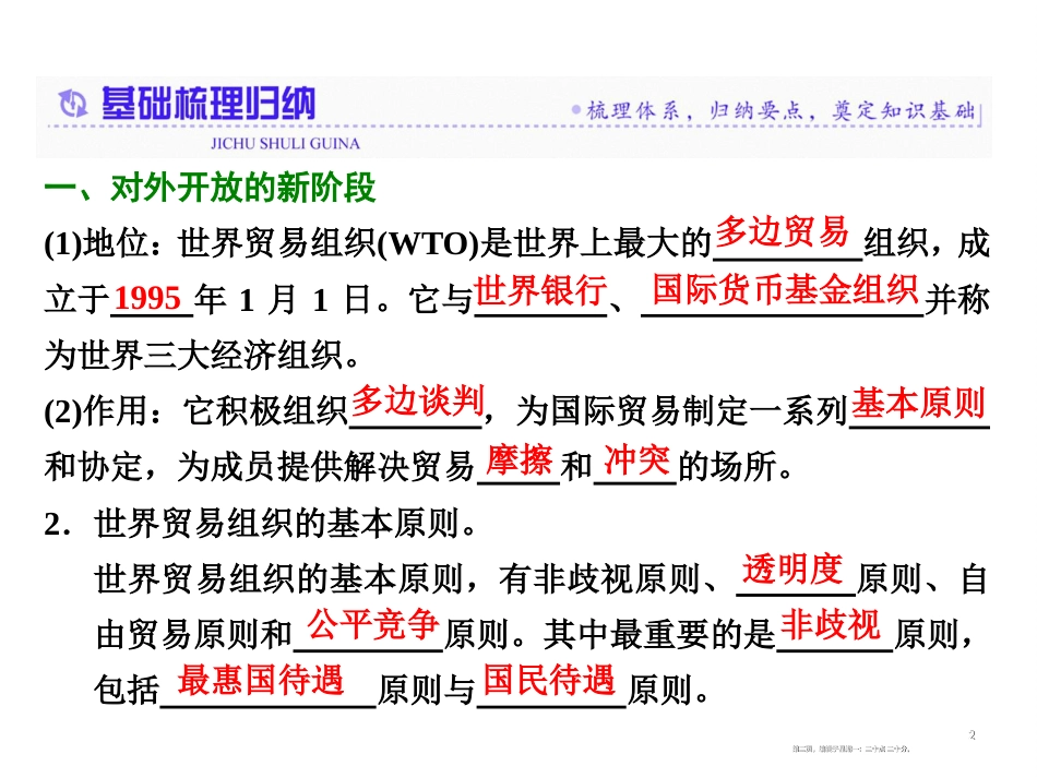 第十一课    第二框　积极参与国际经济竞争与合作_第2页