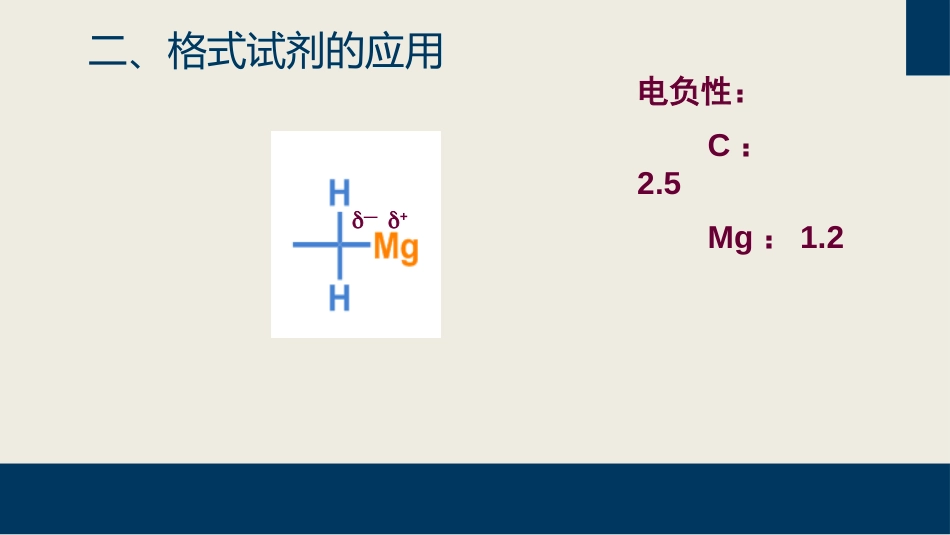 (20)--9-1 格式试剂的应用基础有机化学_第3页