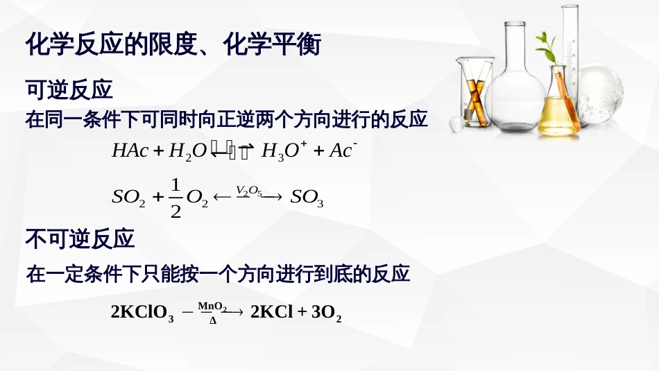 (21)--5.化学平衡及其特征_第2页