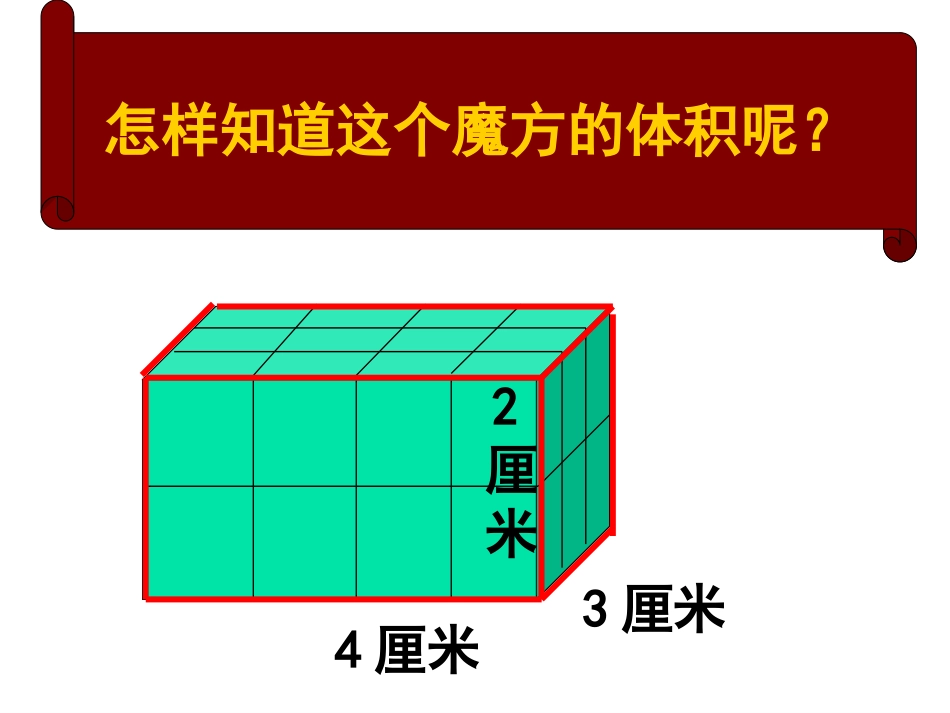 长方体和正方体体积计算之课件第十册_第3页