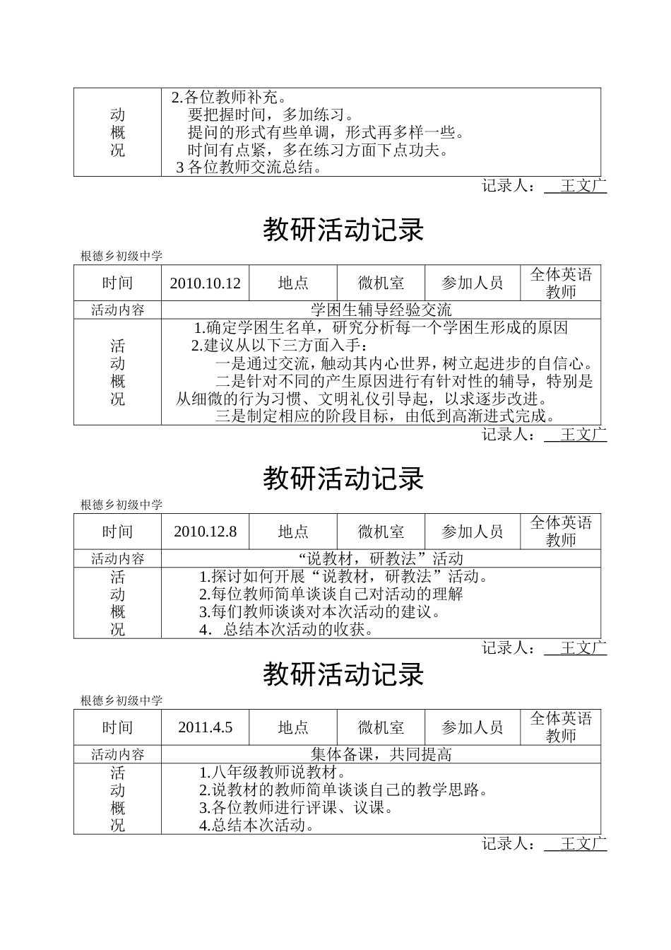 英语教研活动记录[共5页]_第2页