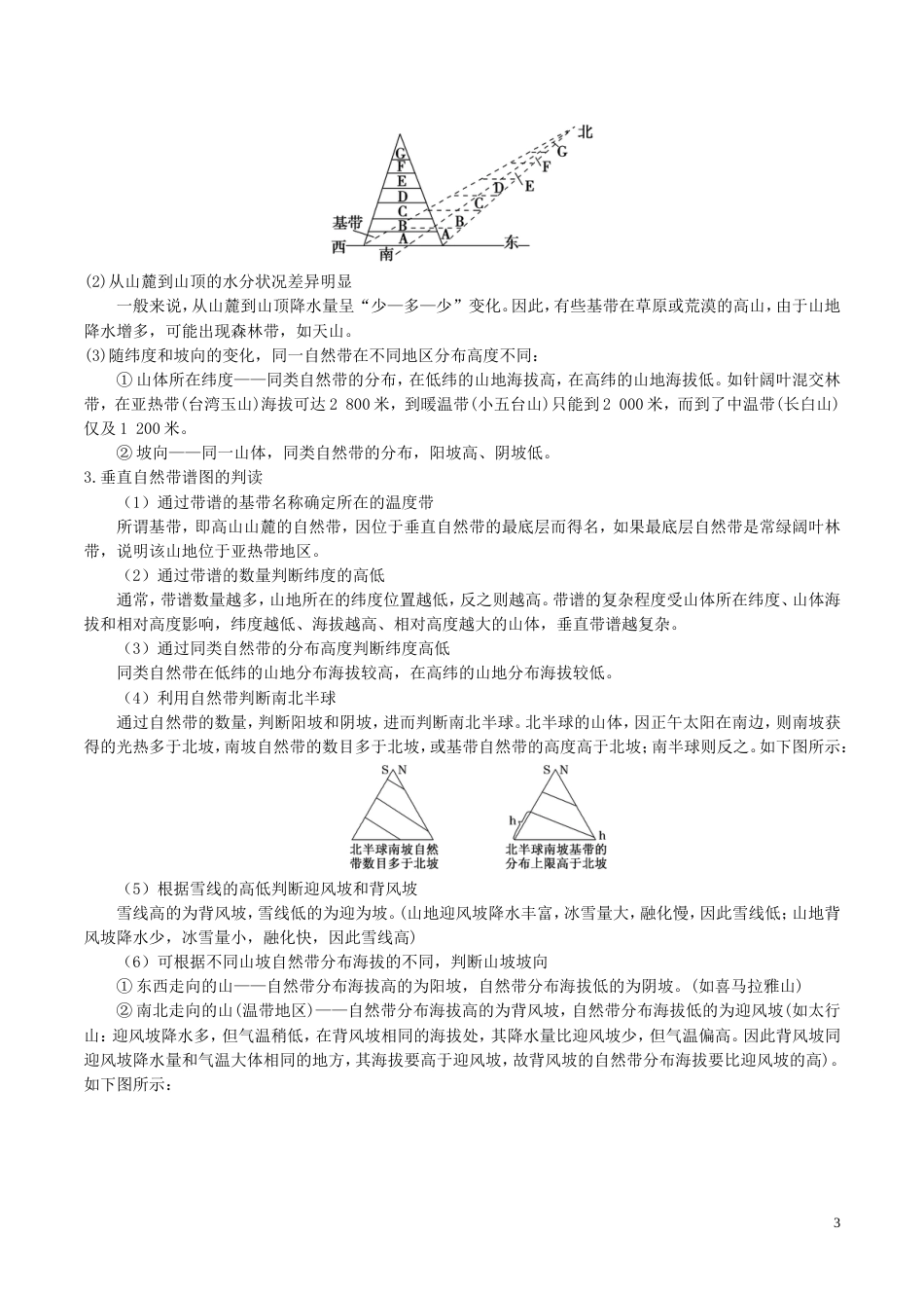 高三地理一轮复习最易错考点系列考点自然地理环境的差异性新人教_第3页