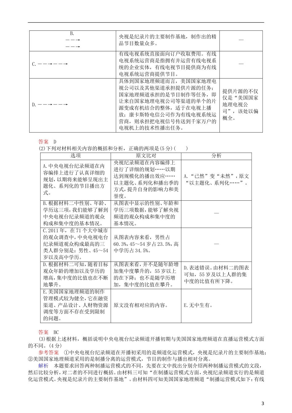 高三语文二轮复习第二部分现代文阅读专题六实用类文本阅读考点新闻类文本讲义_第3页