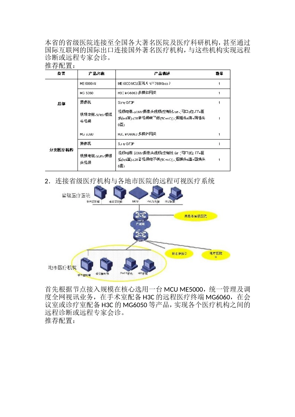 H3C远程可视医疗视频会议系统解决方案[共11页]_第3页