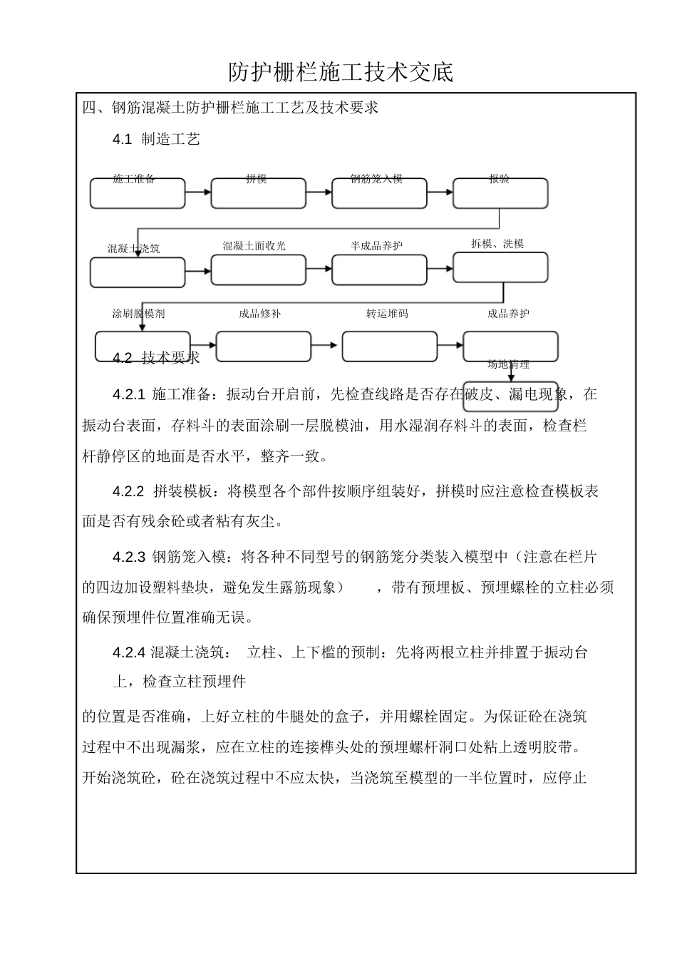 铁路路基防护栅栏安装技术交底._第3页