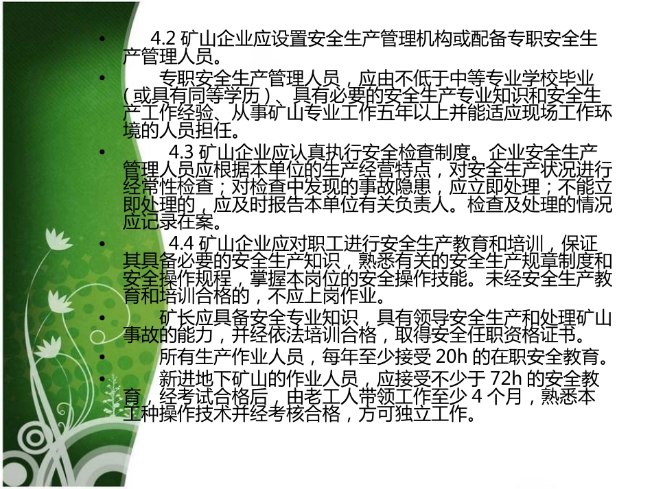 金属非金属矿山安全规程解读PPT 53页_第3页