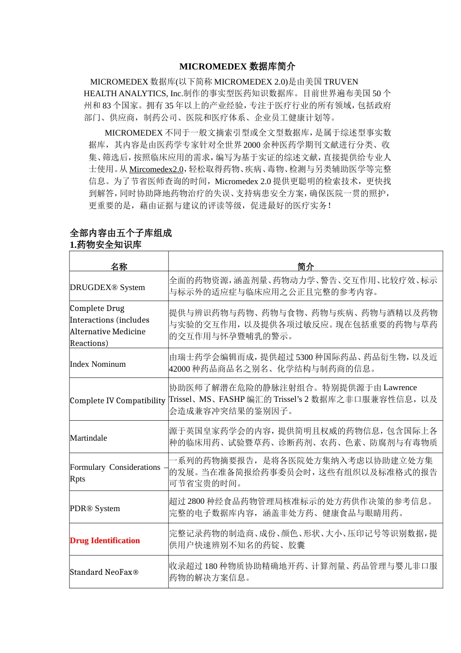 MICROMEDEX数据库简介[共3页]_第1页