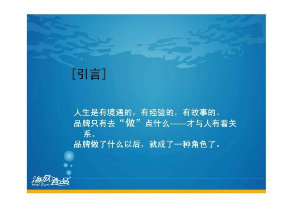 海欣食品广告品牌策略提案文档资料_第2页