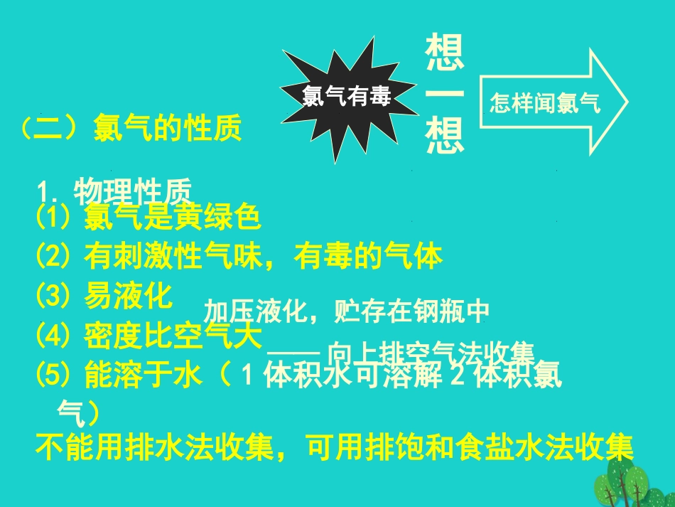 高中化学 第四章 非金属及其化合物 第二节 富集在海水中的元素——氯课件 新人教版必修_第3页