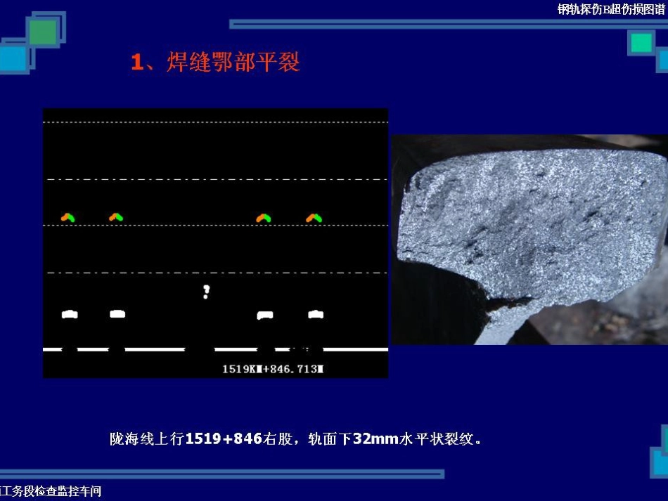 铁路钢轨探伤B超伤损图谱之焊缝及其它伤损[共19页]_第2页