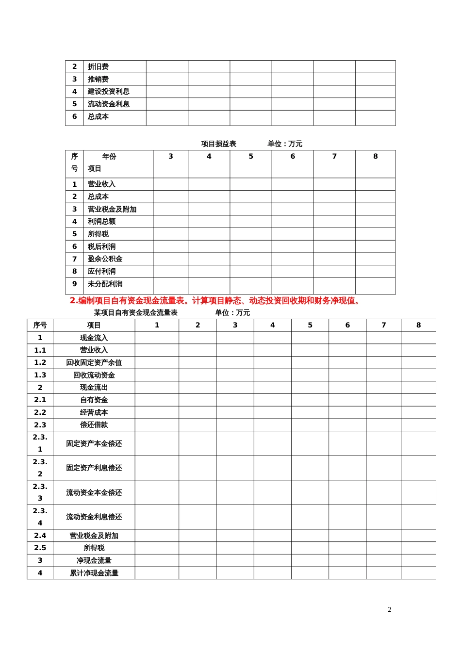 项目投资投资决策习题[共4页]_第2页