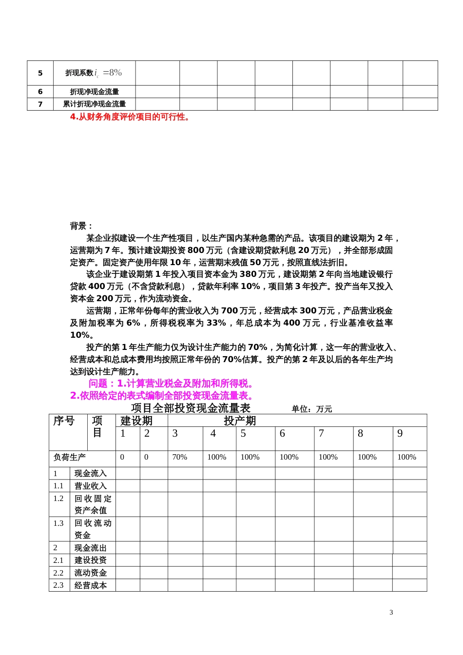 项目投资投资决策习题[共4页]_第3页