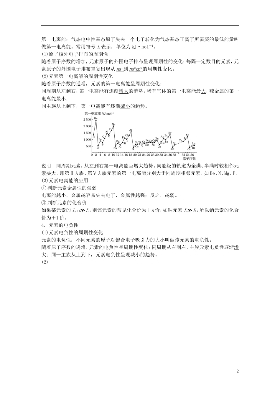 高中化学二轮复习专题十五物质结构与性质练习_第2页