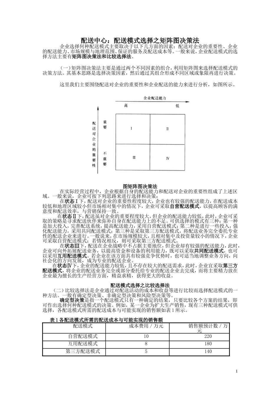 配送模式选择[共4页]_第1页