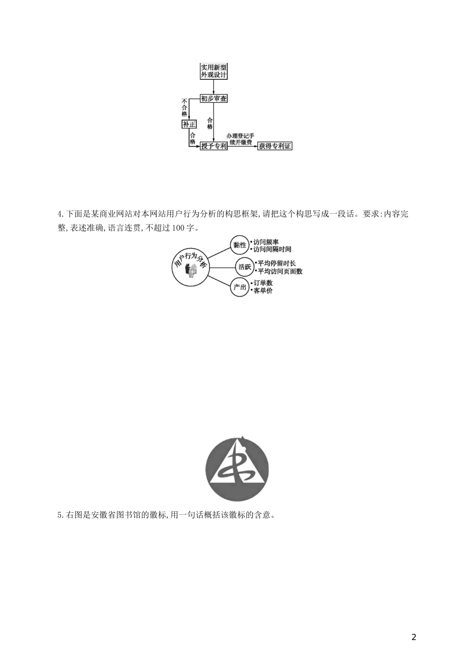 高三语文二轮复习专题八语言文字运用专题能力训练二十图文转换_第2页