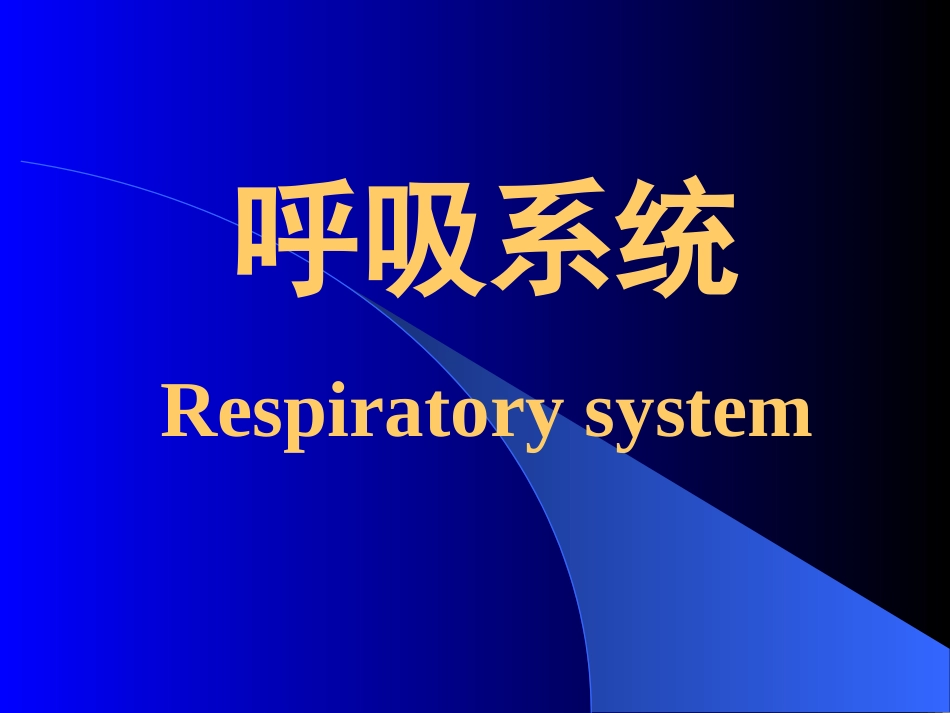 11呼吸系统[共34页]_第1页