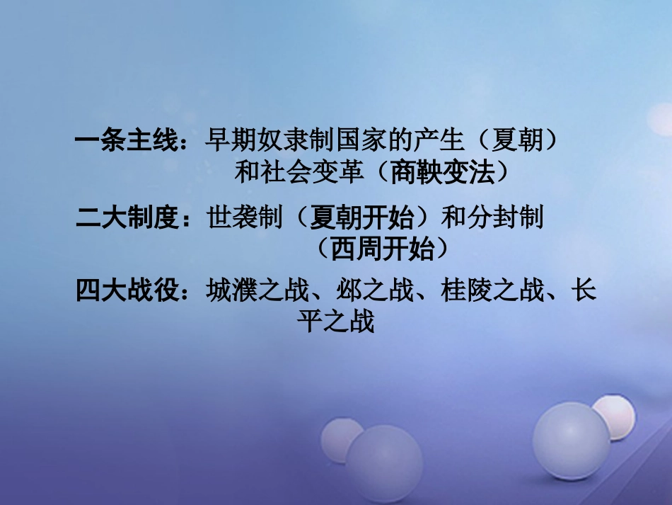 重庆市中考历史试题研究 第一部分 主题研究 模块一 中国古代史 主题二 国家的产生和社会变革课件_第3页