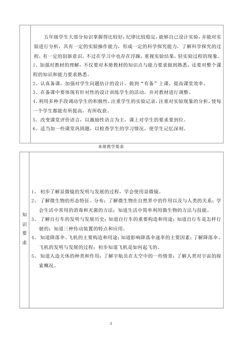 首师大版科学六年级下册全册教案[共58页]_第3页