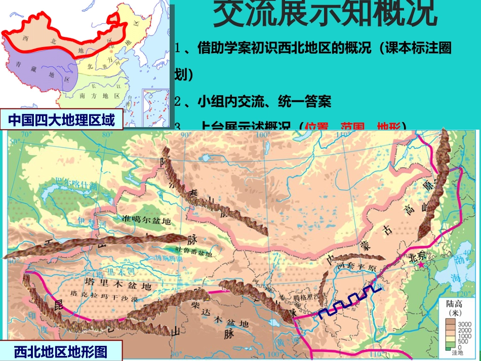 八年级地理下册 8.1 区域特征（西北地区）课件 （新版）商务星球版_第3页