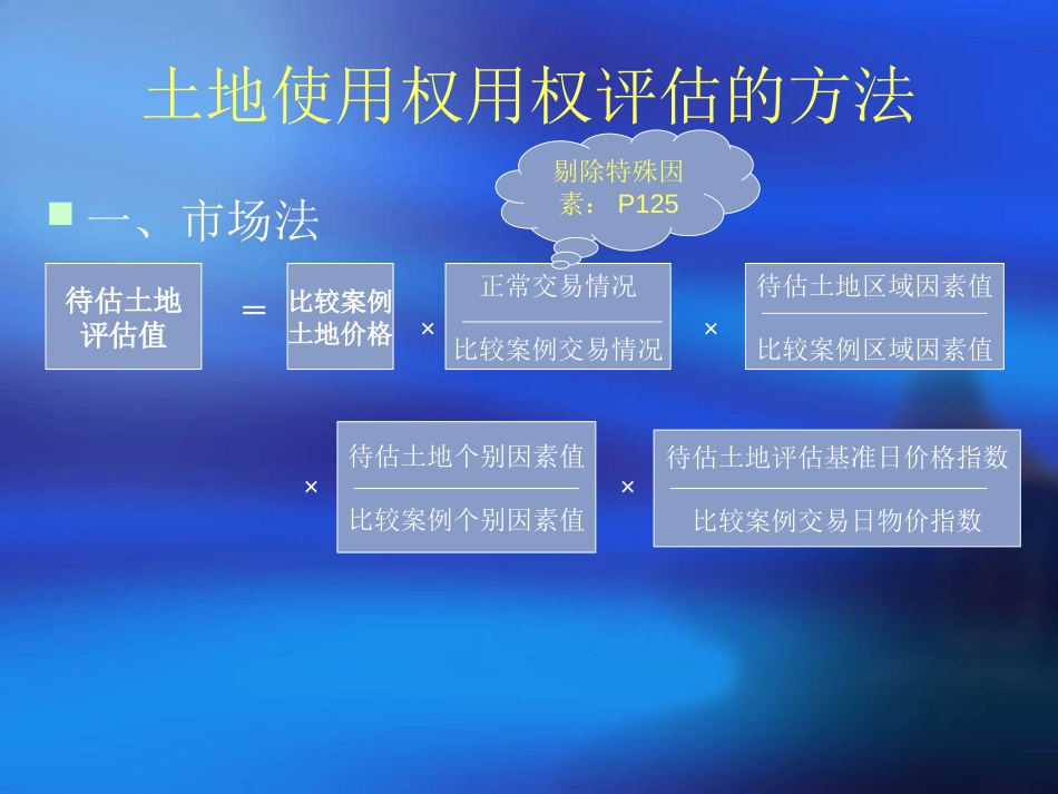 土地使用权用权评估的方法ppt 18页_第2页