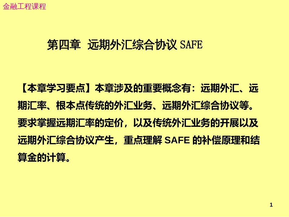 4远期外汇协议SAFE_第1页